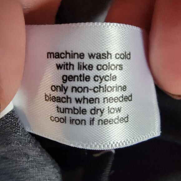 Lane Bryant Black Crossover Floral Fit & Flare Dress Sz 18/20 - Picture 9 of 9